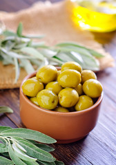 green olives