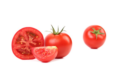 Some red tomato vegetable
