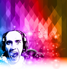 Mordern Crazy Dj club Flyer