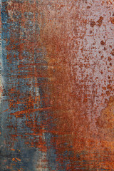 Old rusted metal background, texture