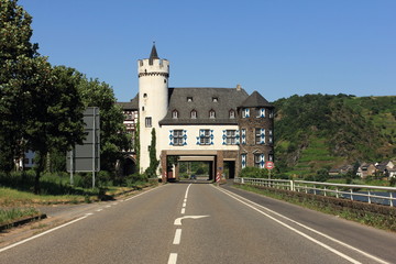 Fototapeta na wymiar wasserschloss - gondorf castle