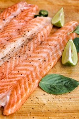 Fresh salmon