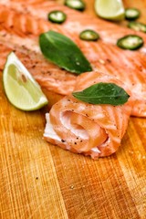 Fresh salmon