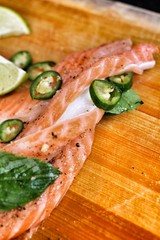 Fresh salmon