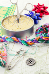 art of weaving and embroidering