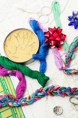 art of weaving and embroidering