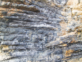 Walls built from natural stone for background image