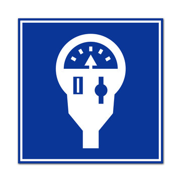 Se&ntilde;al simbolo parquimetro