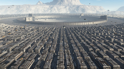 SCIFI city © Miguel Aguirre