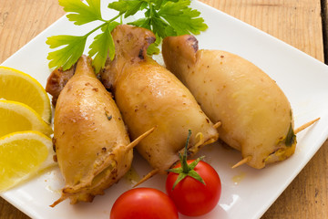 Stuffed cuttlefish