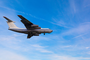cargo aircraft is landing