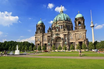 Fotobehang Berlin Cathedral, Berlin, Germany © Noppasinw