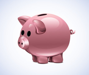 Vector Piggy Moneybox