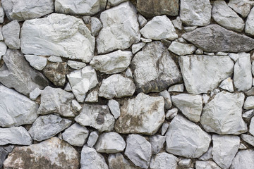 Stone wall.