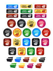 Safe Packaging Badges And Icons