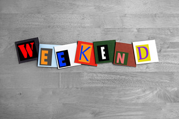 Weekend - sign