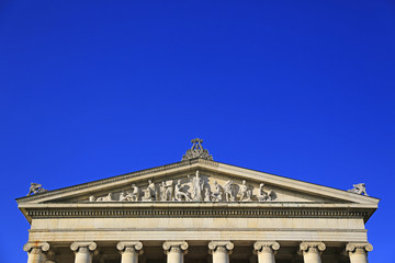 Skulpturen an der Glyptothek in M&uuml;nchen