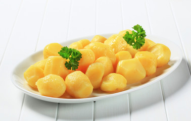 Boiled potatoes