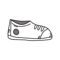 casual shoe sketch