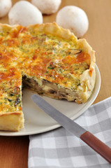 Quiche mit Pilzen