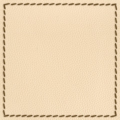 leather texture background with seam