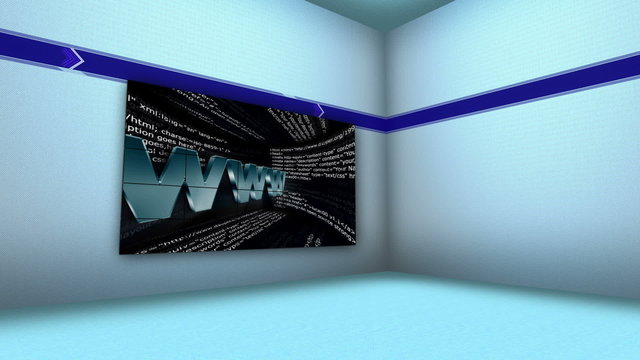WWW Internet Concept in Monitors