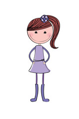 cartoon girl