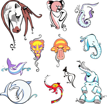 Miscellaneous stylized animals