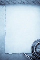 parchment and compass