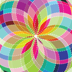 Mosaic spectrum color wheel