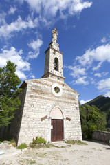 Fototapeta na wymiar Chapelle Notre Dame Roc, Castellane