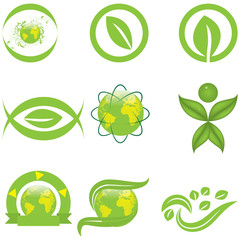 Ecology symbols and logo