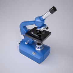 Blue microscope