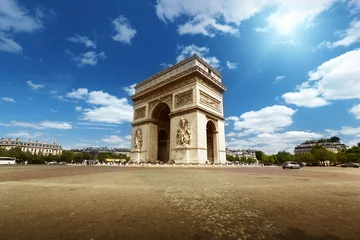 Fotobehang Arc de Triumph, Paris © Iakov Kalinin