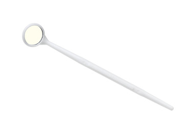 Dental mirror isolated on white background