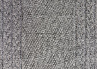 gray knitted fabric