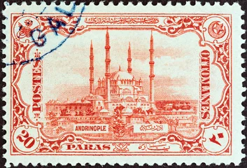 Poster Selimiye Mosque, Edirne (Turkey 1913) © Lefteris Papaulakis