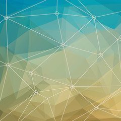 Abstract Multicolored Triangle Background