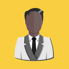 Stylish Vector User Profile Avatar Indian Man Icon