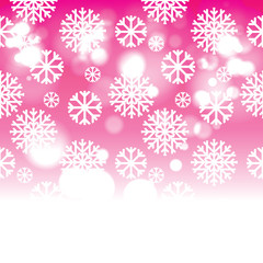 vector abstract background with snowflakes