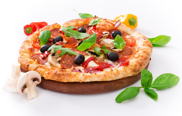 Delicious italian pizza