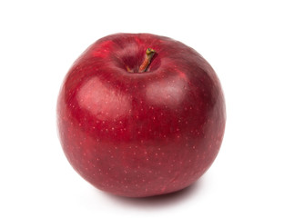 red ripe apple isolated