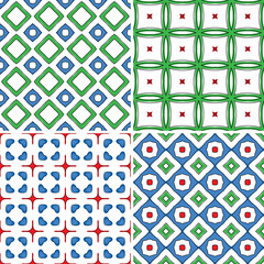 Obraz premium Seamless patterns