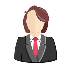 Vector User Profile Avatar Woman Icon
