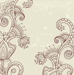 Stylish floral background