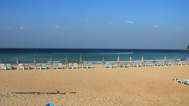 Beautiful and famous Karin Beach in Phuket island.