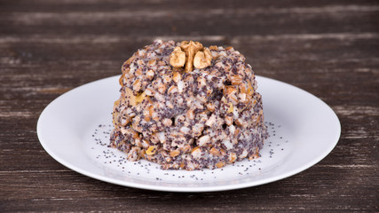 Close up on traditional Christmas kutia dish