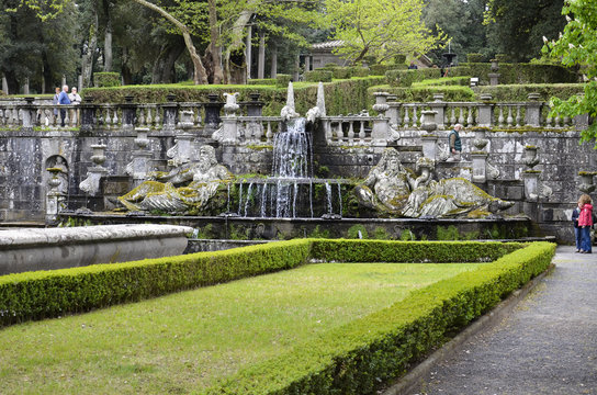 Fontana dei giganti, Villa Lante