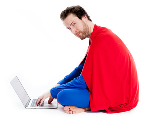 Attractive caucasian man shot in studio