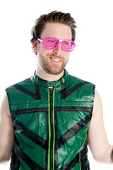 Attractive caucasian man shot in studio